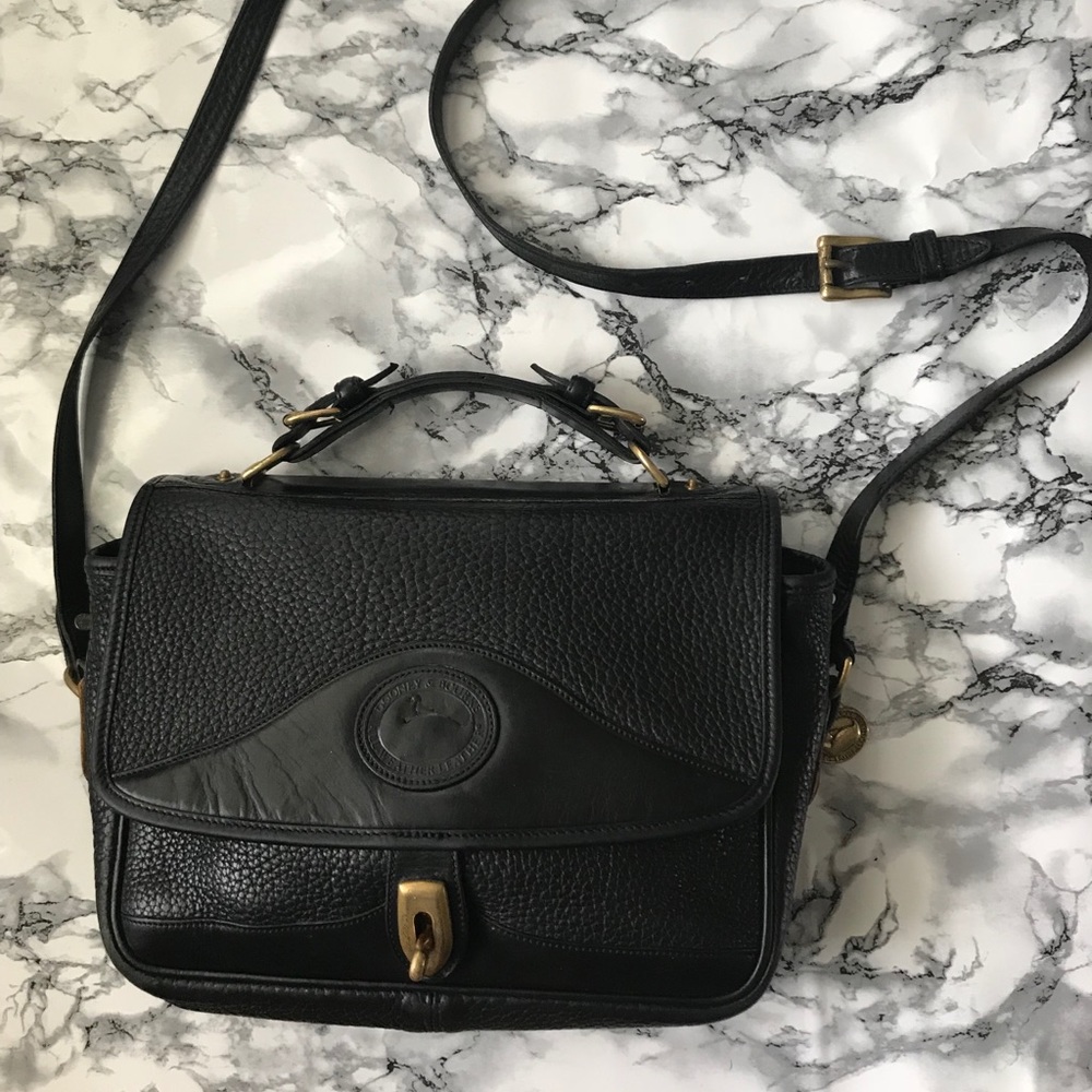 Dooney  & Bourke Vintage Black Leather Handbag